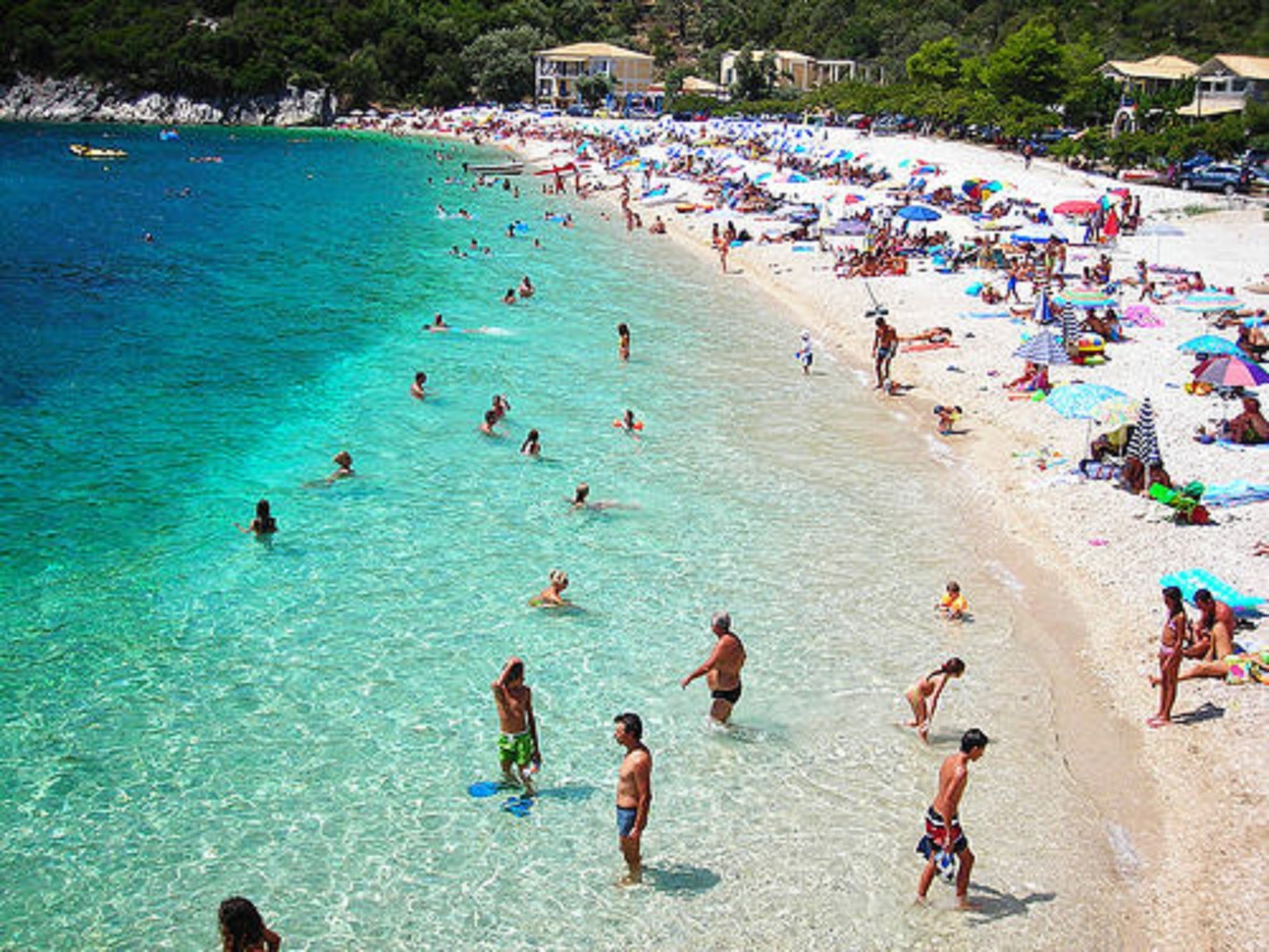 Rouda Bay Beach Hotel Mikros Gialos Exterior photo